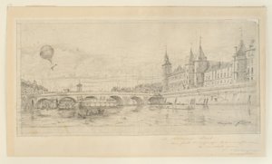 Die Pont au Change, Paris von Charles Meryon