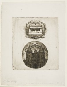 Molières Grab, Père-Lachaise-Friedhof, Paris und das alte Tor des Palais de Justice, Paris