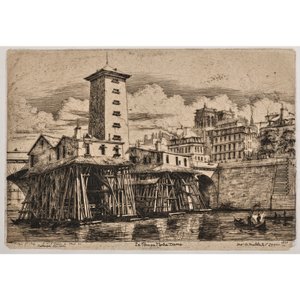 Die Notre-Dame-Pumpe von Charles Meryon