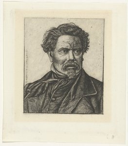 Porträt des Historikers Benjamin Fillon von Charles Meryon