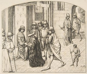 Präsentation von Valerius Maximus an König Ludwig XI., 1862 von Charles Meryon