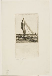 Schnellsegelnde Proa, Mulgrave-Archipel, Ozeanien von Charles Meryon