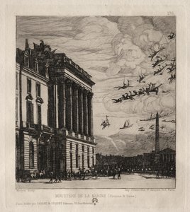 Das Admiralität, Paris, 1865 von Charles Meryon
