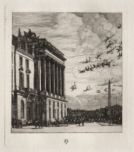 Die Admiralität, Paris, 1865 von Charles Meryon