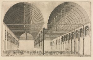 Das Vorzimmer des Justizpalastes, Paris, 1855 von Charles Meryon
