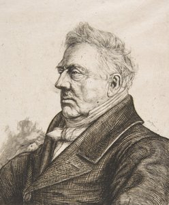 Der bretonische Archäologe Louis Jacques Marie Bizeul, nach einem Foto