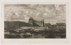 Das alte Louvre nach einem Gemälde von Zeeman