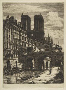 Die Petit Pont, Paris von Charles Meryon