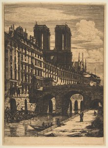 Die Petit Pont, Paris von Charles Meryon
