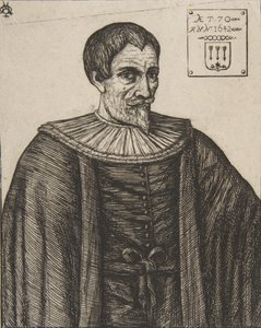 Der Historiker John Besly, nach Jaspar Isaac, 1861