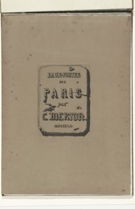 Titelblatt im Album Eaux-fortes sur Paris