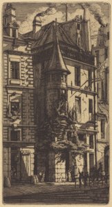 Türmchen in der Rue de la Tixéranderie, Paris von Charles Meryon