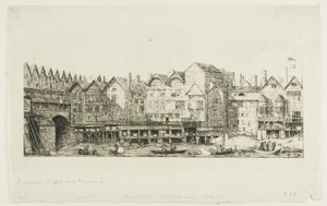 Blick auf einen Teil der Stadt Paris gegen Ende des XVII. Jahrhunderts