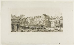 Ansicht eines Teils der Stadt Paris gegen Ende des XVII. Jahrhunderts