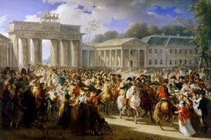 Einzug Napoleons in Berlin, 27. Oktober 1806 von Charles Meynier