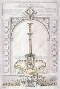 Entwurf für ein Denkmal für Admiral Lord Nelson in Form einer Säule, 1806