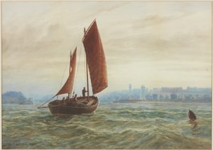 Vor North Shields von Charles Napier Hemy