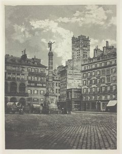 Paris, Place de Châtelet von Charles Nègre