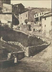 Eine Straße in Grasse, 1852 von Charles Nègre