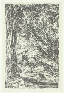 Der Holzfäller von Charles Nègre