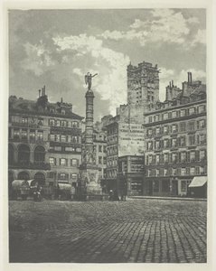 Paris, Place de Châtelet von Charles Nègre