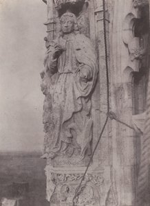 Johannes der Evangelist, Kathedrale von Chartres von Charles Nègre