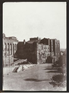 Der Papstpalast, Avignon von Charles Nègre