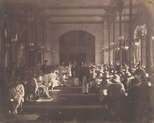 Das Refektorium des Kaiserlichen Asyls in Vincennes, 1858-59 von Charles Nègre