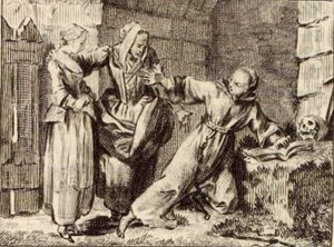 Der Einsiedler von Charles Nicolas Cochin