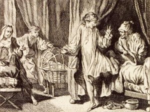 Die Wiege von Charles Nicolas Cochin