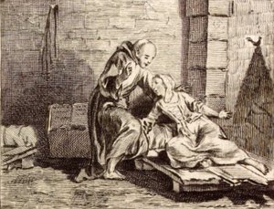 Der Teufel in der Hölle von Charles Nicolas Cochin