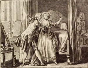 Der Ohrenmacher und der Muschelreparierer von Charles Nicolas Cochin