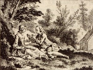 Versprechen ist eins, und Halten ist ein anderes von Charles Nicolas Cochin