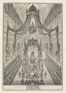 Begräbnis von Polixene von Hessen-Rheinfels von Charles Nicolas Cochin I