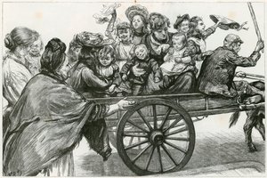 Auf nach Epping Forest: Eine Studie eines Coster und einer Familienfeier am Whitmonday