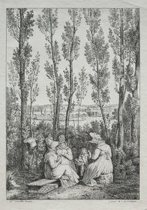 Das Picknick von Charles Philibert Lasteyrie du Saillant