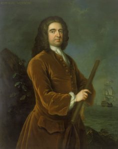 Admiral Edward Vernon (1684-1757), Mitte der 1730er Jahre von Charles Philips