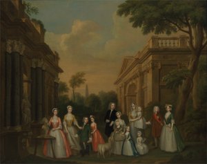 Die Familie Finch, ca. 1732