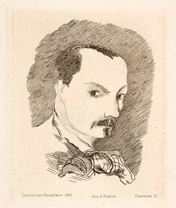 Selbstporträt von Charles Baudelaire