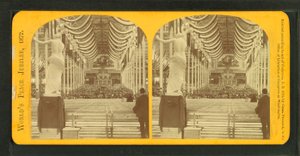 Weltfriedensjubiläum oder das Boston Coliseum, 1872 von Charles Pollock