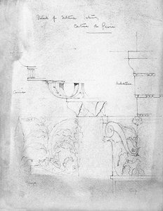Details des Eingangstors, Certosa di Pavia, 1891