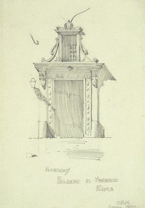 Türöffnung, Palazzo di Venezia, Rom von Charles Rennie Mackintosh