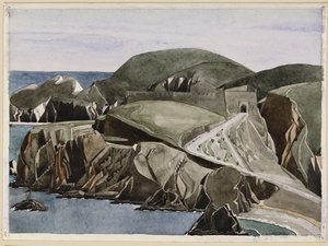 Die Straße durch die Felsen, ca. 1926-27 von Charles Rennie Mackintosh