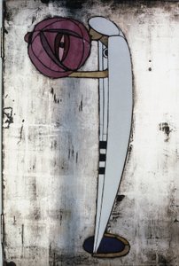 Weißer Schrank entworfen für Mrs. Rowat, 1902 von Charles Rennie Mackintosh