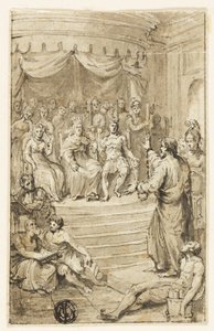 Paulus vor Festus und Agrippa von Charles Reuben Ryley