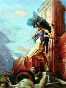 Der Tod von Montezuma (1466-1520)