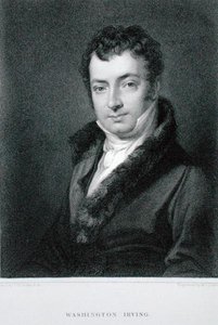 Washington Irving (1783-1859) (gestochen von Moseley Isaac Danforth) von Charles Robert (after) Leslie