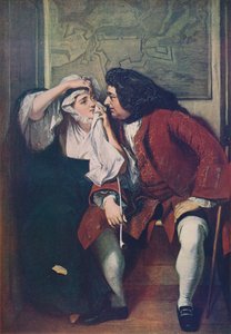 Eine Szene aus Tristram Shandy: Onkel Toby und die Witwe Wadman, 1829-1830 von Charles Robert Leslie