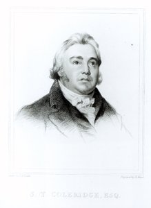 Porträt von Samuel Taylor Coleridge (1772-1834) graviert von Henry Meyer (1782-1847) von Charles Robert Leslie