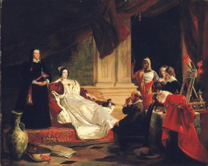 Sancho Panza im Apartment der Herzogin von Charles Robert Leslie